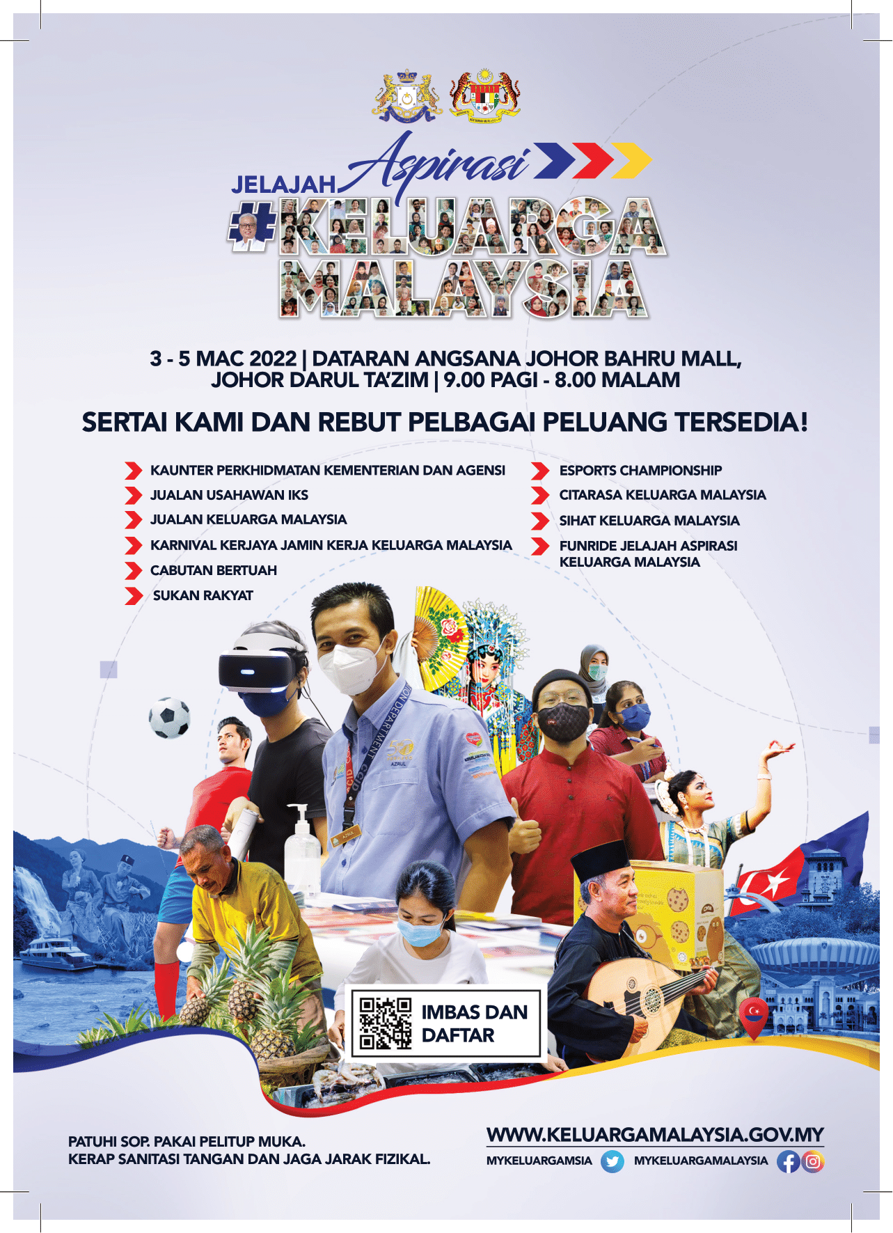 Keluarga Malaysia Visual Johor Flyers 1