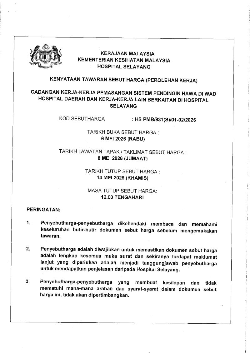 Kenyataan Tawaran Iklan Sebut Harga Pendingin Hawa pg1