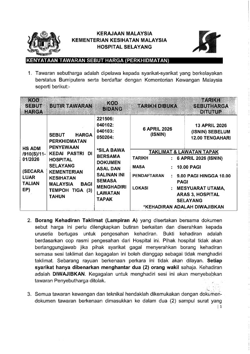 Iklan Kedai Pastri pg1 2