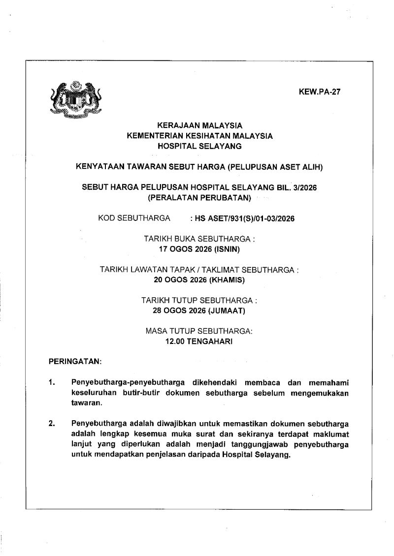 Sebutharga Pelupusan pg1