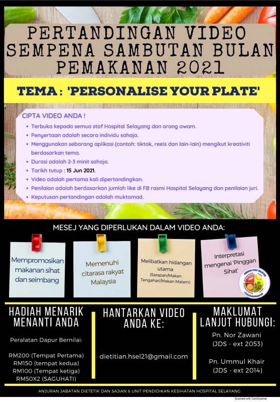 pertandingan video diet