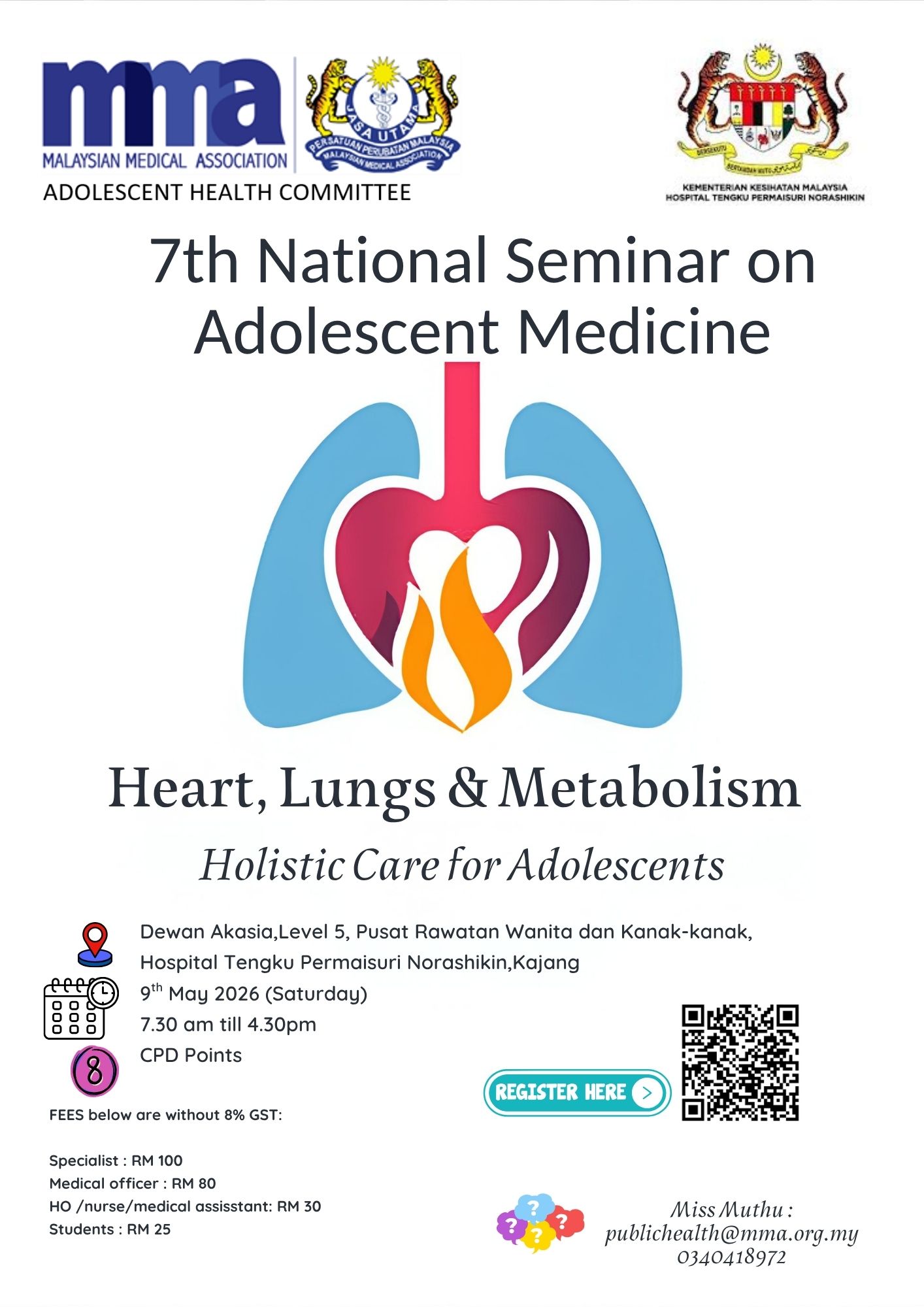 7th National Seminar on Adolescent Medicine Heart, Lungs & Metabolism: Holistic Care for Adolescents