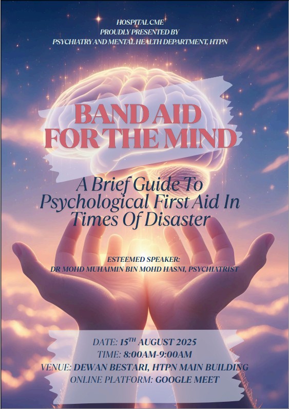 CME: Band Aid for The Mind: A Guide to Psychological First Aid in Times of Disaster